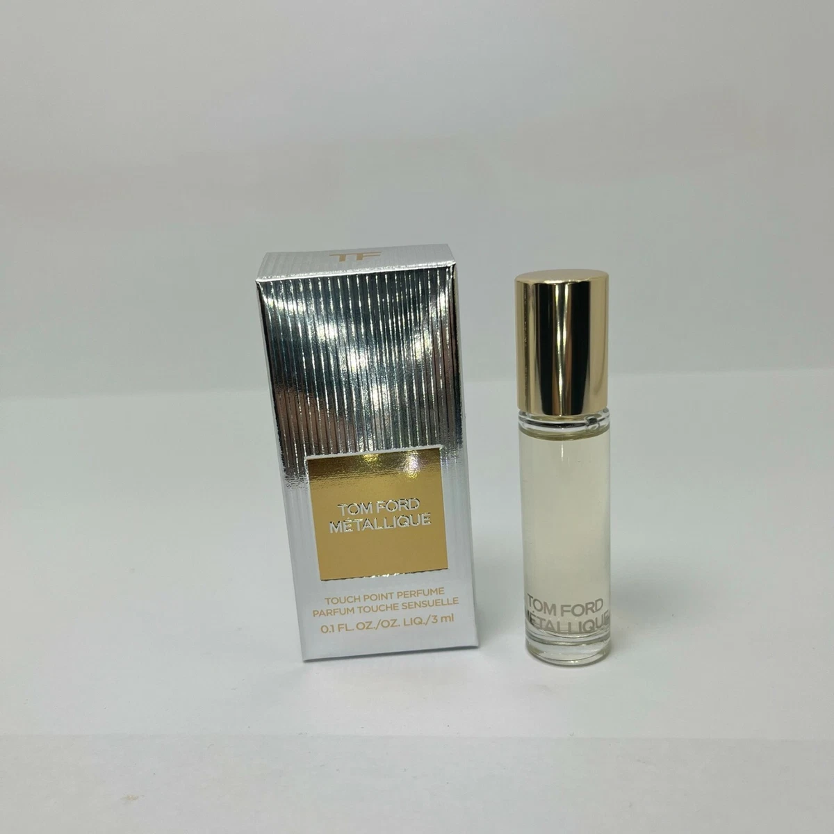 TOM FORD METALLIQUE Touch Point Perfume Miniature Travel Size 0.1