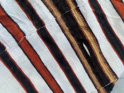 Antique African Fulani Blanket Hand Made Fulani Wedding Blanket Tents Mali - Picture 15 of 15