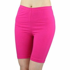 WOMEN`S /GIRLS CYCLING SHORTS LADIES DANCING SHORTS COTTON LYCRA LEGGINGS 