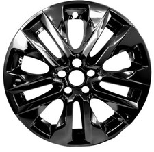 Wheel Covers 19 Black Abs 4 Pcs Set. Fits Toyota Rav-4 2019-2025 Rav4
