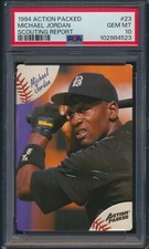 Michael Jordan 1994 Action Packed Scouting Report #23 PSA 10 GEM MINT