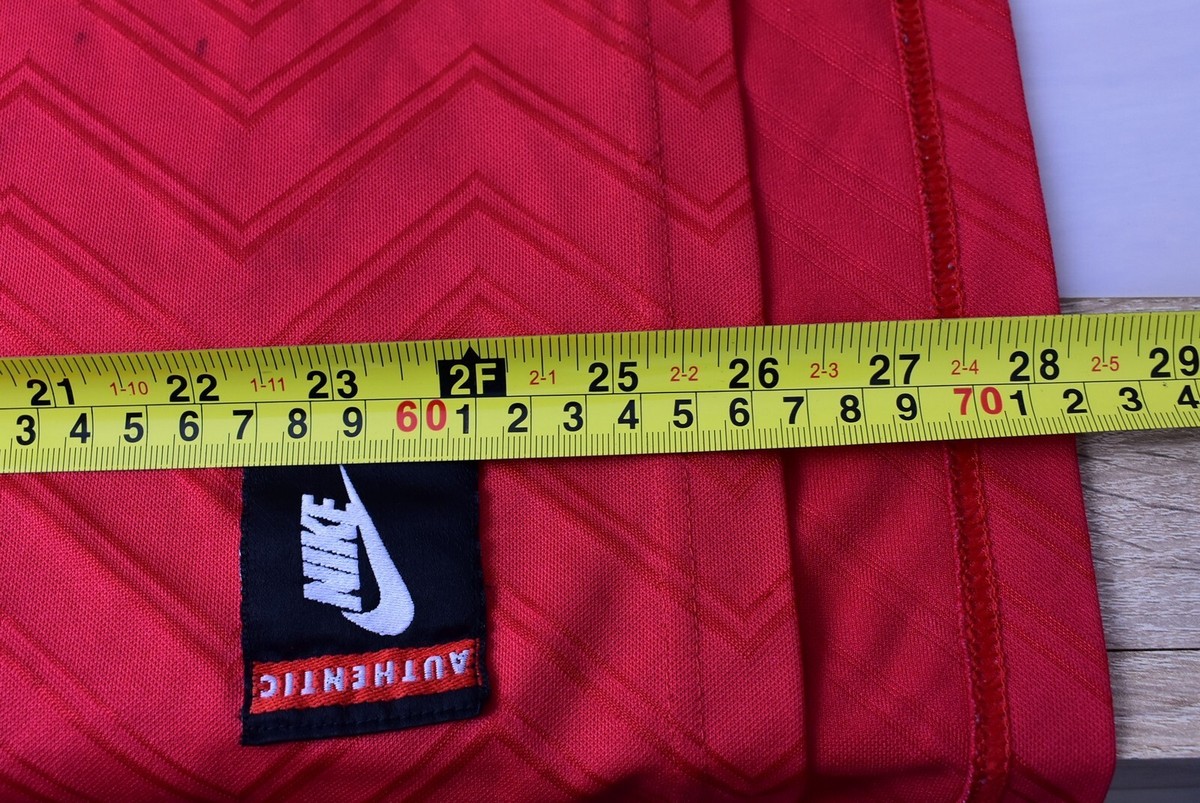 1996-97 GUNNERS NIKE Arsenal FC Home Football Shirt BERGKAMP SIZE