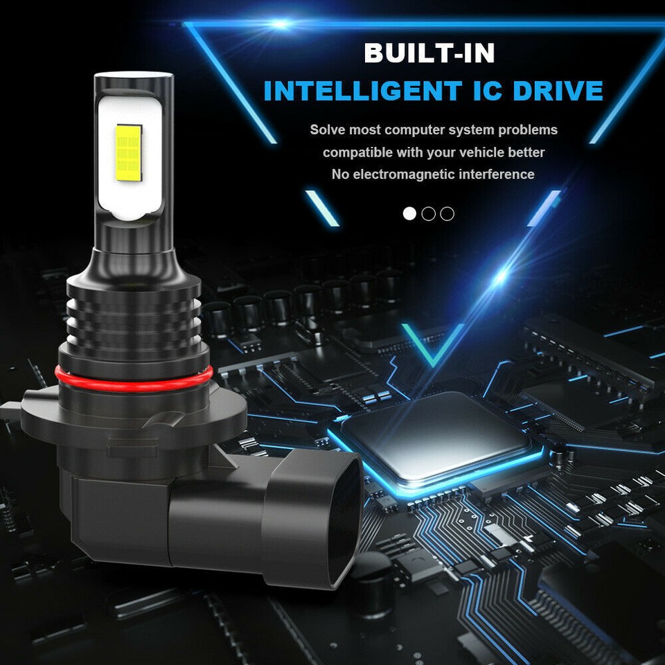 6500K LED Headlight High/Low Bulbs For GMC Sierra 1500 2500 C/K Pickup 1999-2006 - Foto 10