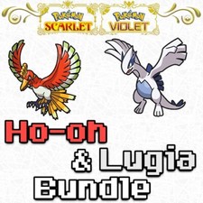 Non-Shiny Lugia  Ho-Oh Bundle 6IV Tower Duo Legendary Pokemon Scarlet Violet SV