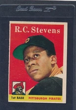 1958 Topps #470 R. C. Stevens Pirates EX 58T470-82515-2
