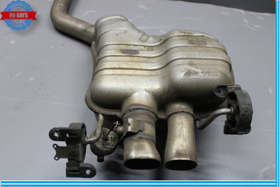 03-12 Bentley Continental Right Side Lower Exhaust Muffler Mufflers Oem