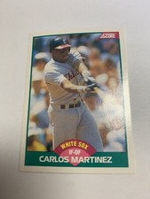 1989 Score Traded Carlos Martinez Chicago White Sox