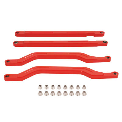 Red High Clearance Rear Radius Arms / Rods for Polaris RZR XP 1000 2017-2023