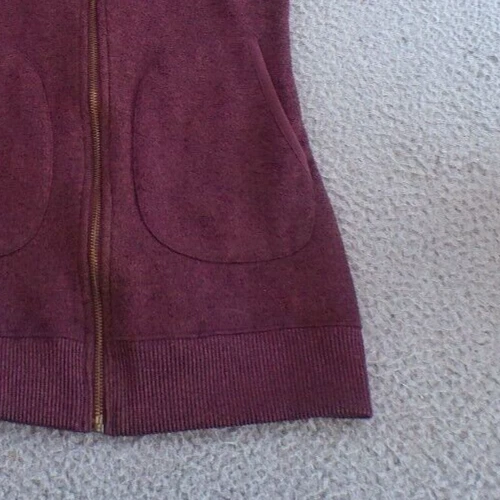 burton full zip long sleeve hooded pockets polyester jacket