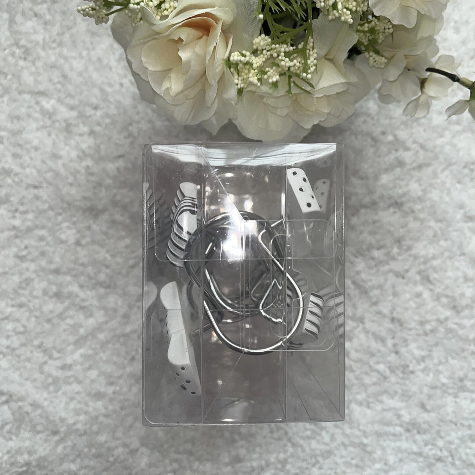 Bowtie shower curtain hooks 12 Pcs.  Black White Decorative USA Shipped - Image 3 of 4