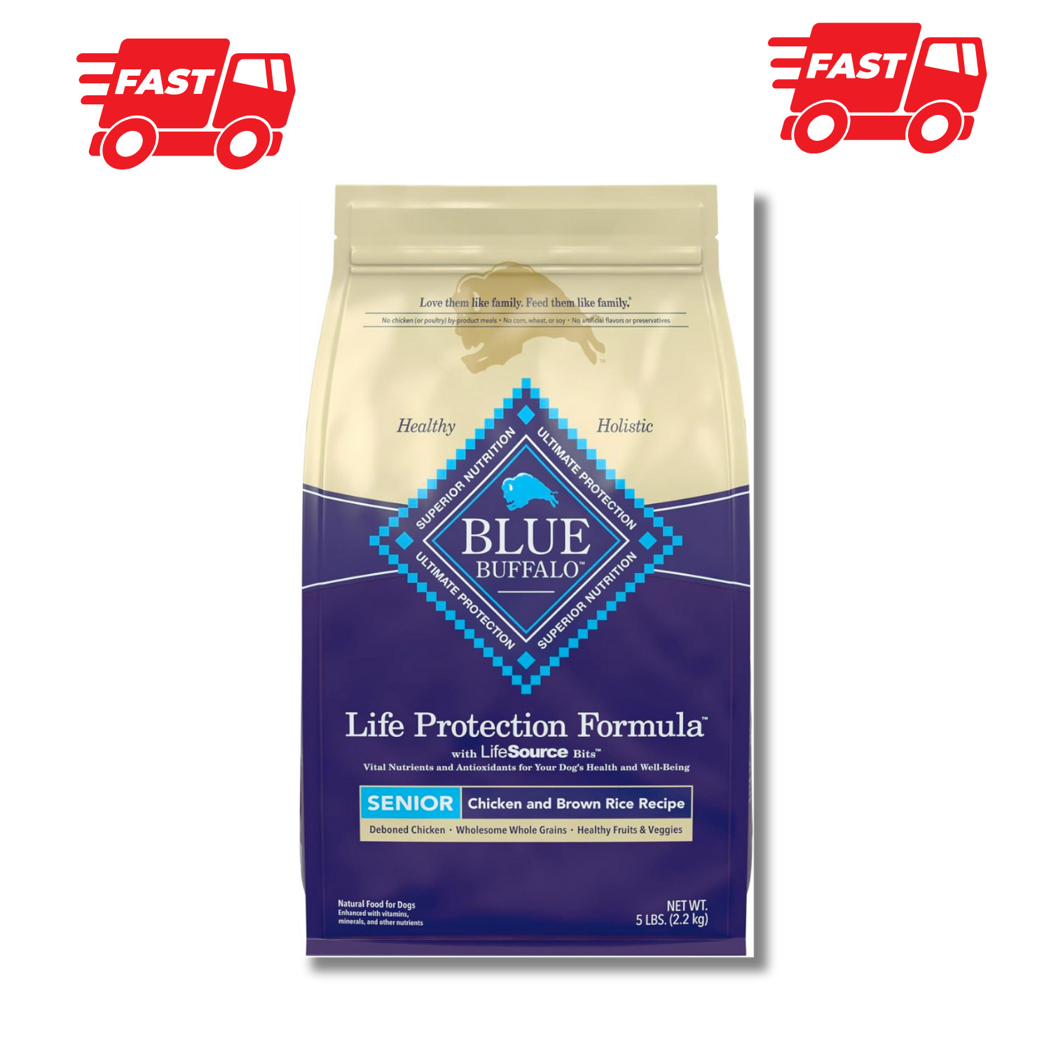  5-Lb Formula for Life Protection Natural Senior Dry Dog Foo