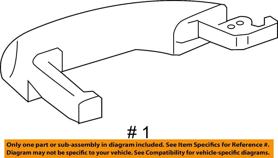 Used Rear Exterior Door Handle fits: 2013 Buick Verano handle only rear LTZ w/ex - Изображение 4 из 4