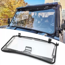 3-IN-1 Scratch Resistant Flip Windshield For  Polaris General 1000 / 4 (2016+)