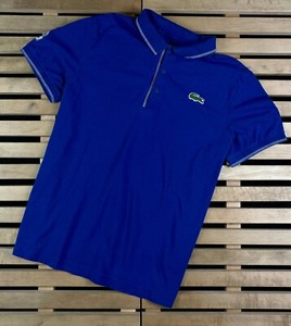 royal blue lacoste polo shirt