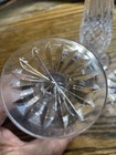 3 Pc Lot Of Tyrone Crystal - 8” Vase, 6” Candle Stick, 5” Glass Great Condition — photo 3