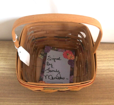 3 Longaberger Original 1996 Bee Basket signed by Dave Longaberger