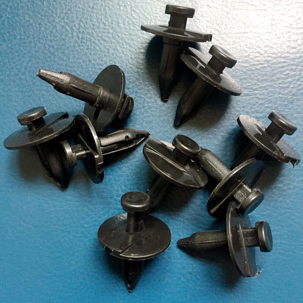 Auto Body Clip Fender Bumper Shield Retainer Kit Push In Fastener For - Foto 14