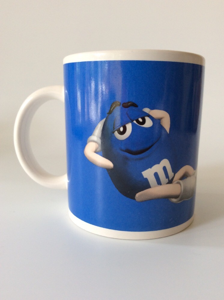 Blue M&M Coffee Mug (Vintage) Saxophone, Jazz, Candy, M&M Mars | eBay
