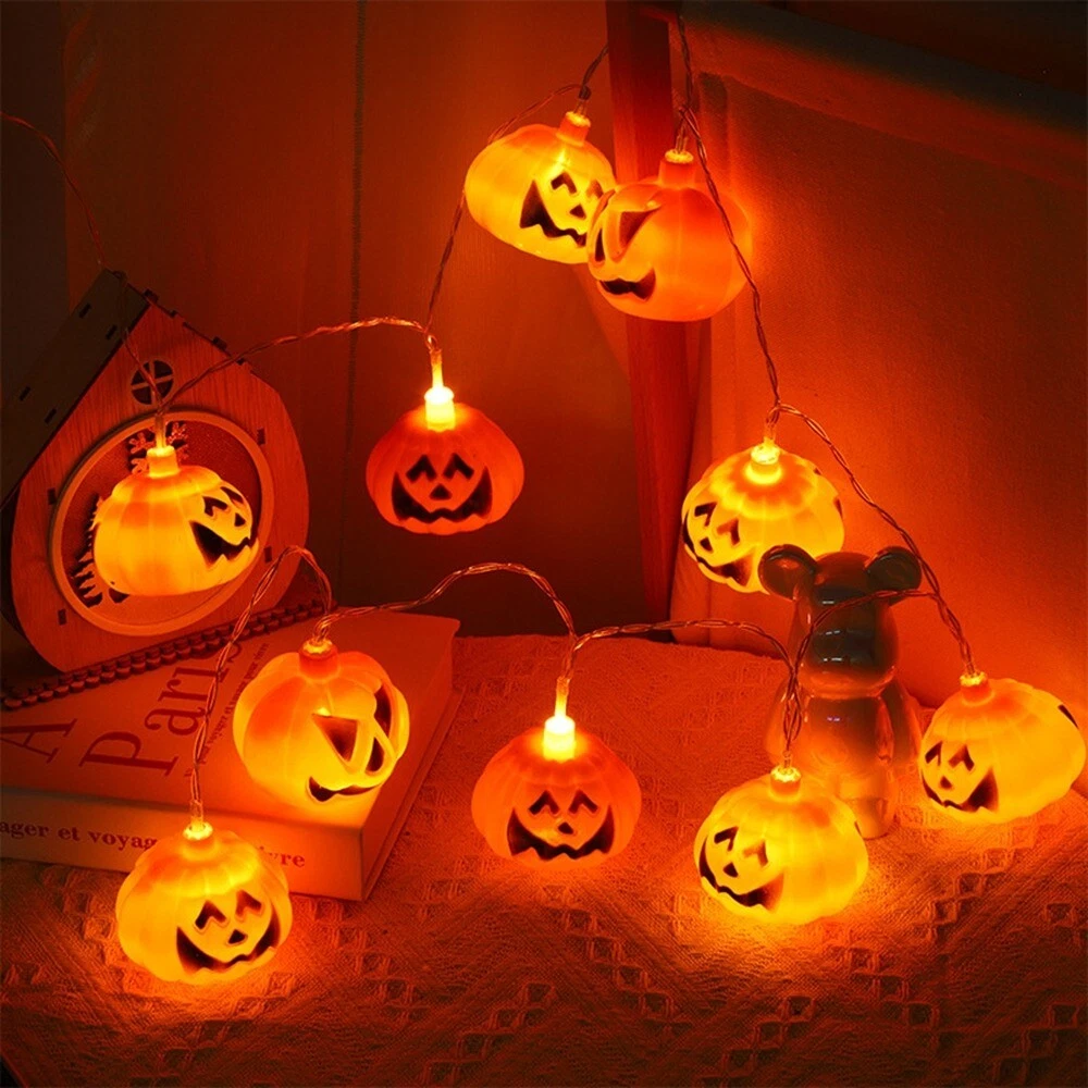 DIY Decor Halloween Pumpkin String Lights 1.5 Meters Hanging Light