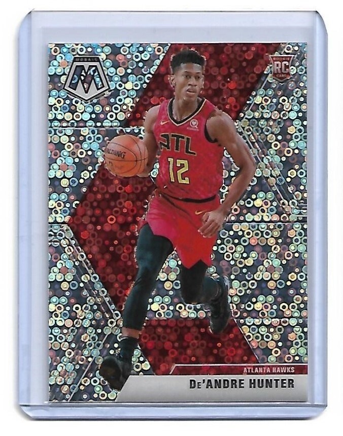 De'Andre Hunter  Variation RC ▪ 2019-20 Mosaic Fast Break SILVER DISCO Prizm 239