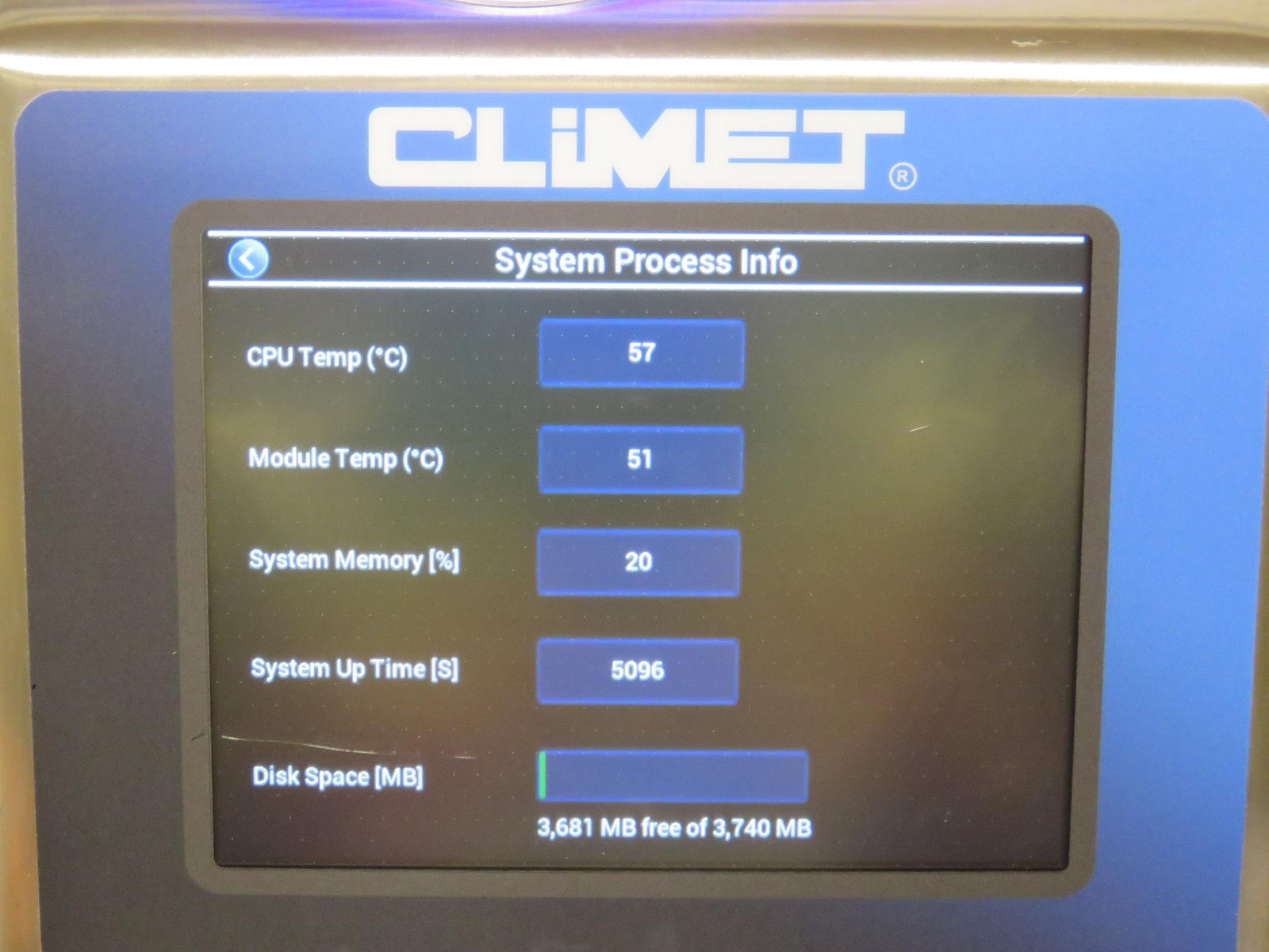 2021 Climet CI-1070 Particle Counter 2024 Calibration w/ Admin Password, Manual