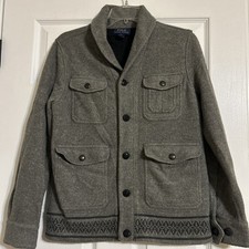 Polo Ralph Lauren Youth L 14/16 Field Jacket Deer Graphic Sportsman Outfitter