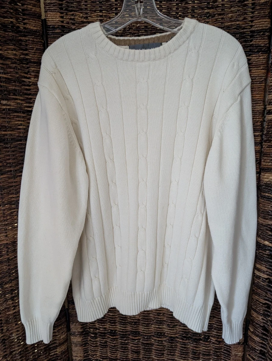 オスカーデラレンタのホワイトニット Oscar de la Renta Cotton White Sweaters for Men for sale | eBay