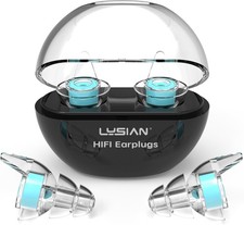 High Fidelity Ear Plugs for Concerts, Reusable Musician Earplugs with 18dB Noise