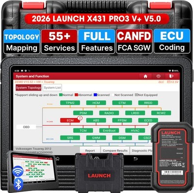 2026 LAUNCH X431 PRO3S+ V+ PRO 5 Profi KFZ OBD2 Diagnosegerät ECU Coding TPMS