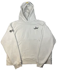 Yellow Label Co. Klutch Sports Group Men's Heavy Cotton Graphic Hoodie White 2XL