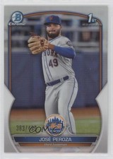 2023 Bowman Chrome Prospects Refractor 383/499 Jose Peroza José #BCP-149 18vm