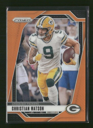 2024 Panini Prizm #103 Christian Watson Orange #/249