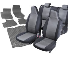 Sitzbezüge und Gummifußmatten Set für VW Up, Seat Mii, Skoda Citigo ab 2011 Set