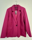 NWT AUTOGRAPH Raspberry Bloom Pink Blazer Suit Jacket Size 18