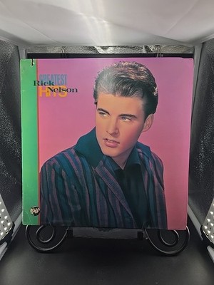 Ricky Nelson Greatest Hits 1986 compilation LP Rhino RNLP 215 EX /VG+