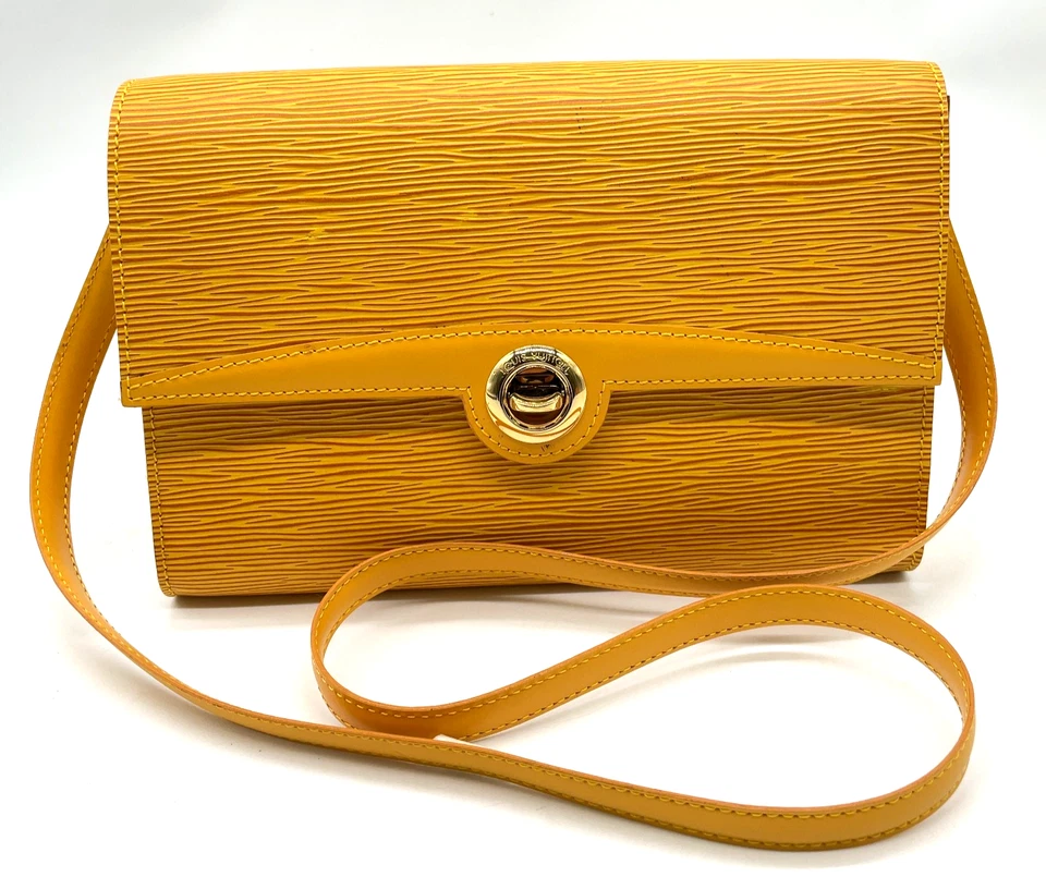 Auth Louis Vuitton Epi Arches Yellow M52579 Shoulder/Clutch Bag W/B/D NS101326 - Image 2 of 4