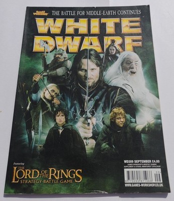 White Dwarf Magazine Issue 309 September 2005 Lord Of The Rings Strategy Battle