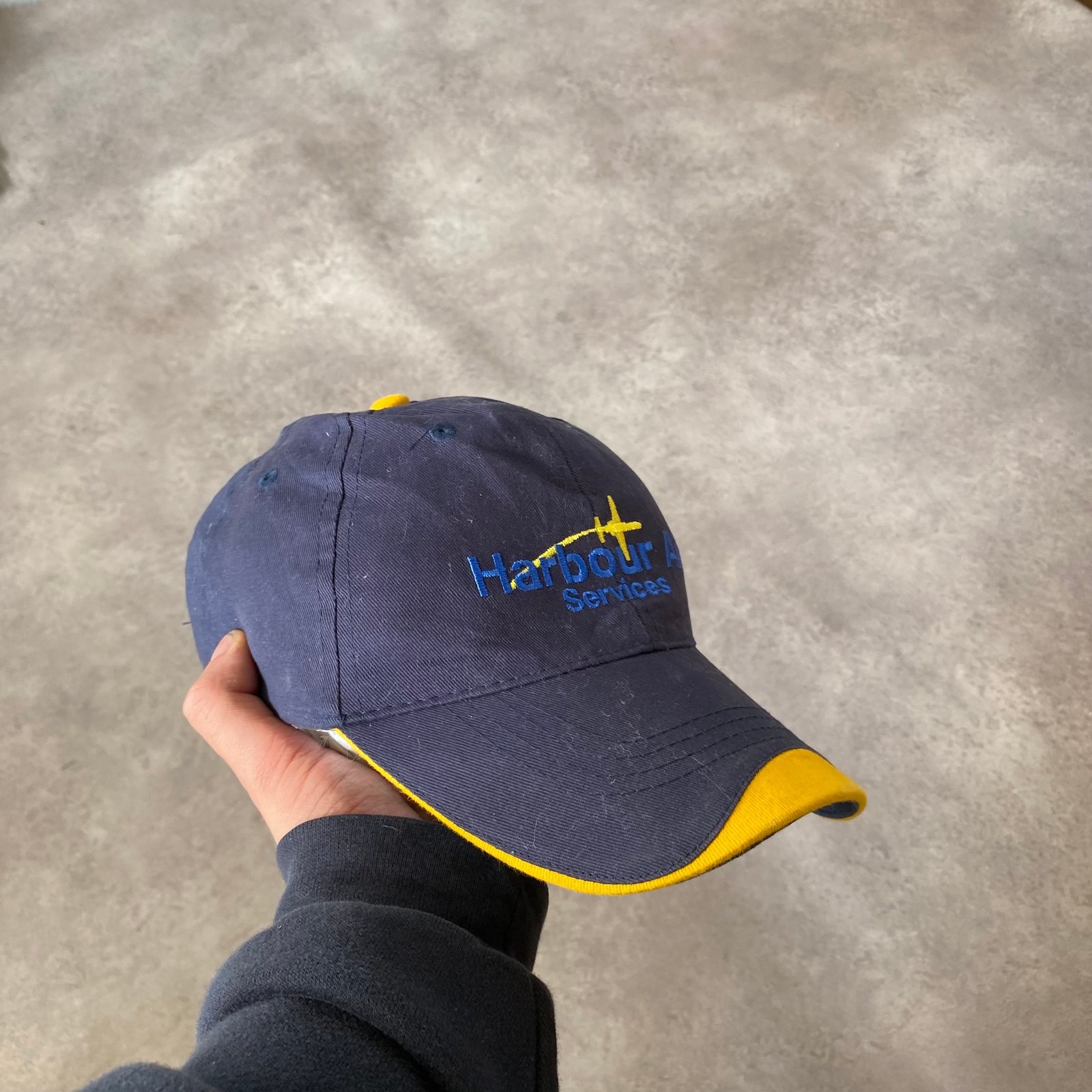 Hit Wear Harbour Air Services Baseball Cap Mens One Size Vintage Embroidered Log image 2