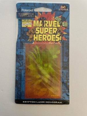 Marvel Super Heroes Wolverine Phantagrams 3-D Hologram Sticker Polaroid 1995