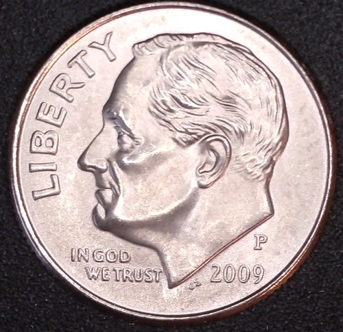 2009-P Roosevelt Dime 10c Semi Key Date Brilliant Uncirculated Philadelphia h