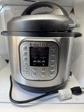 Instant Pot Pressure Cooker IP-DUO60 V3 Programmable 6 Quart Cooker Tested Works