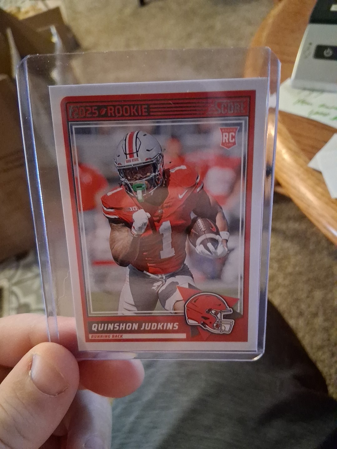 2025 Score - Rookies Quinshon Judkins #38 Red (RC)