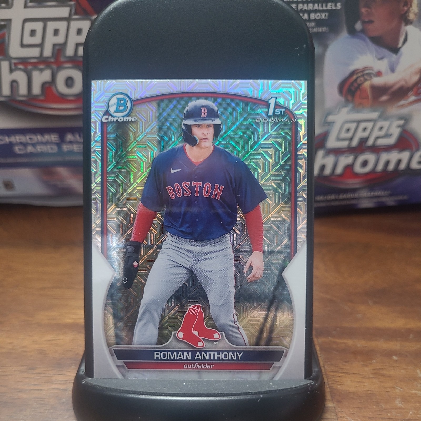 2023 Bowman - Chrome Prospects Roman Anthony #BCP-71 Mojo Refractor (RC)