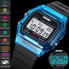Men Women Watch Rectangle Wristwatch Fashion ...