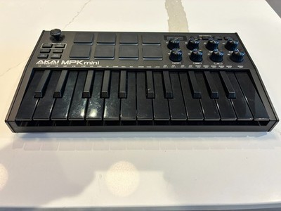 New Akai MPK Mini MK3 25-Key MIDI Keyboard Compact Controller +MPC Beats Black