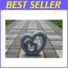 Nesting Hearts Yard Statue - Outdoor Love Decor