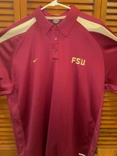 Men  s Nike Dri Fit FSU Florida State Polo Shirt. XL