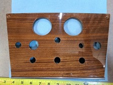 Nos Scratched Genuine Triumph Instrument Veneer Center Dash Board Gt6 Mk1