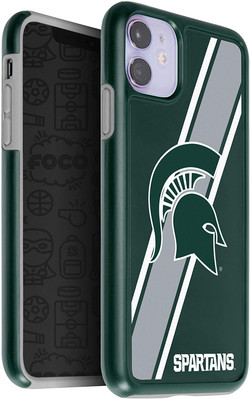 FOCO NCAA Michigan State Spartans Hybrid Case for iPhone 11 & XR (6.1'')