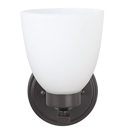 62202-2, One-Light Metal Bathroom Vanity Wall Light Fixture, 5" Wide, Transit... - Picture 4 of 6